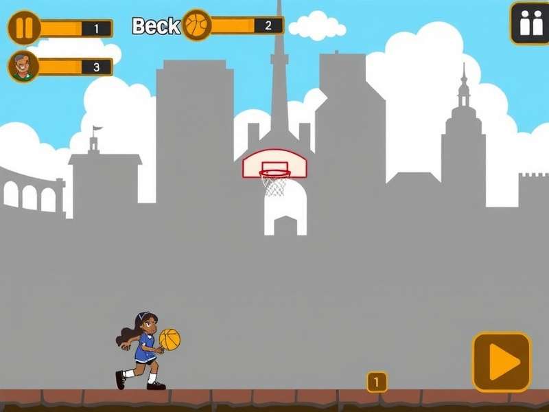 Slum Hoop Queen Game Screenshot